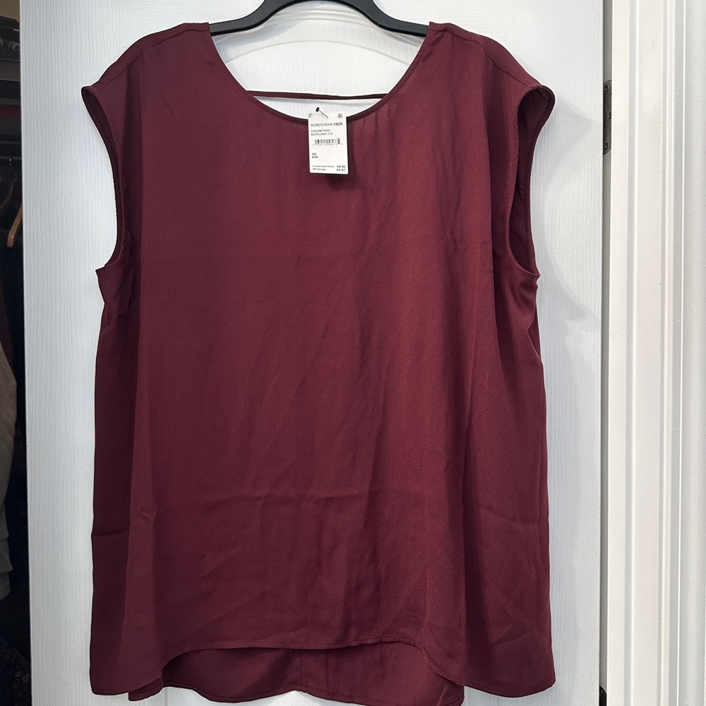 Burgundy Nordstrom Rack Women’s Shirt size 3x